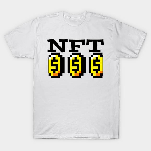 NFT Non Fungible Token Funny T-Shirt by Funkrafstik